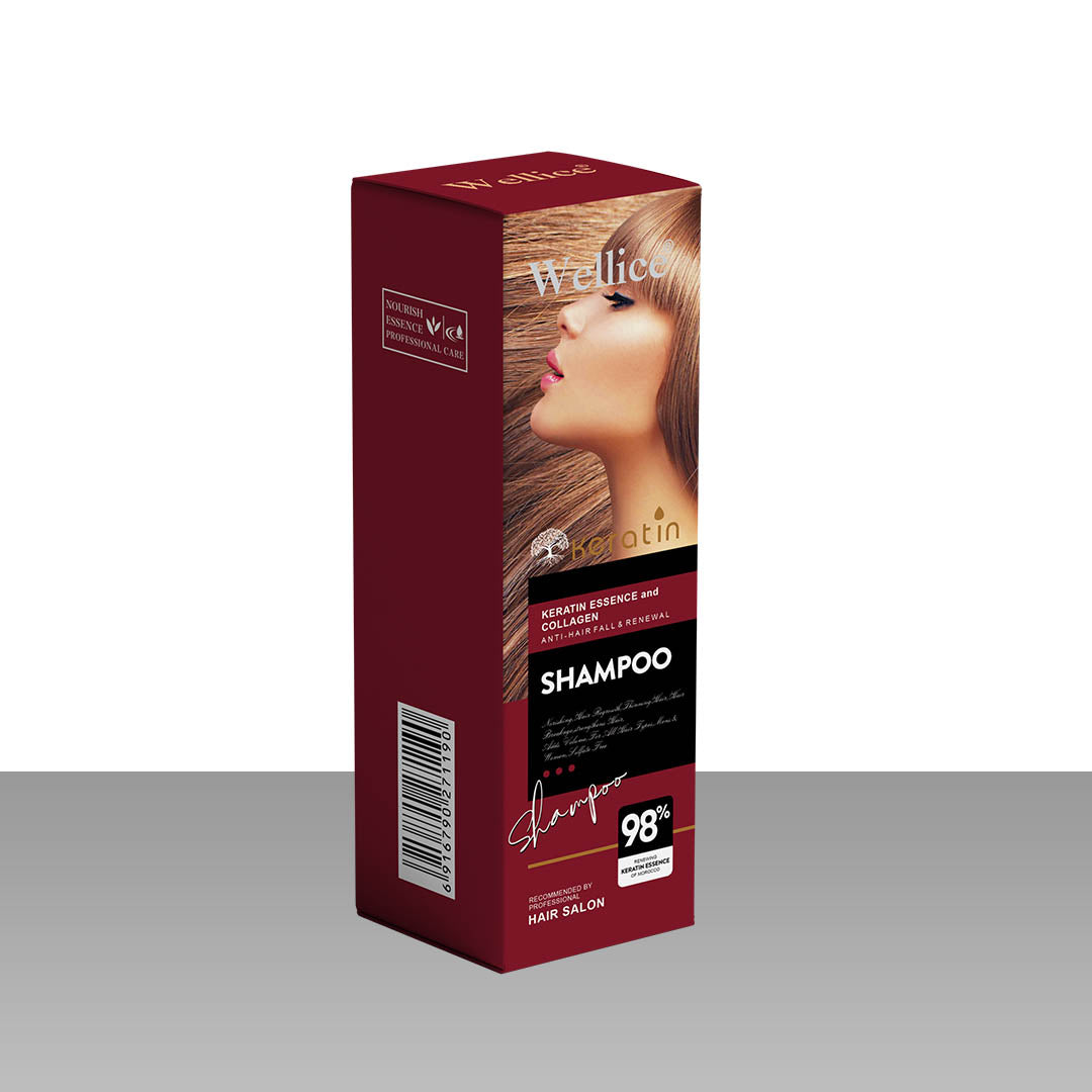 Wellice Keratin Shampoo Bottle